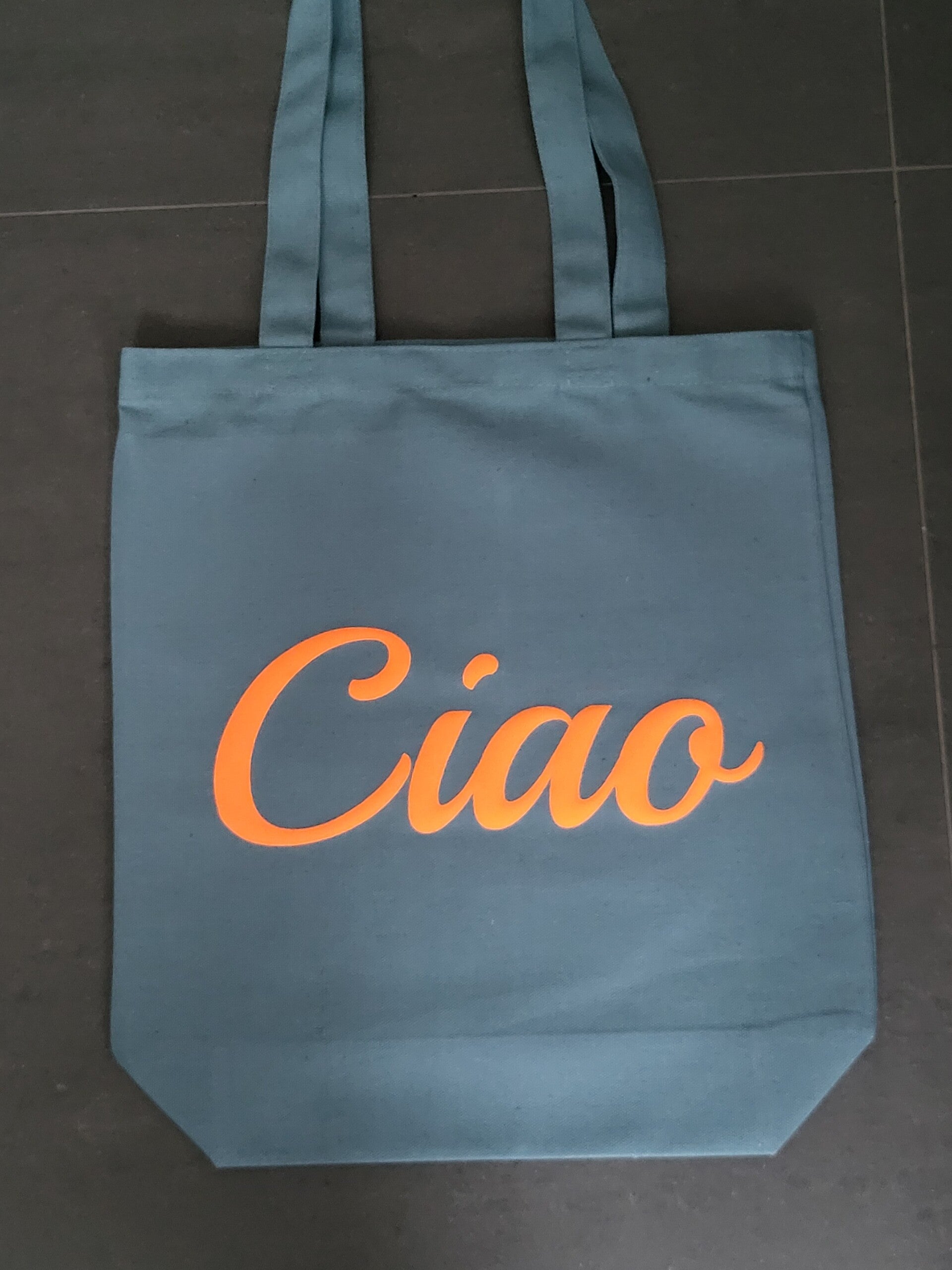 Katoenen tas met opdruk