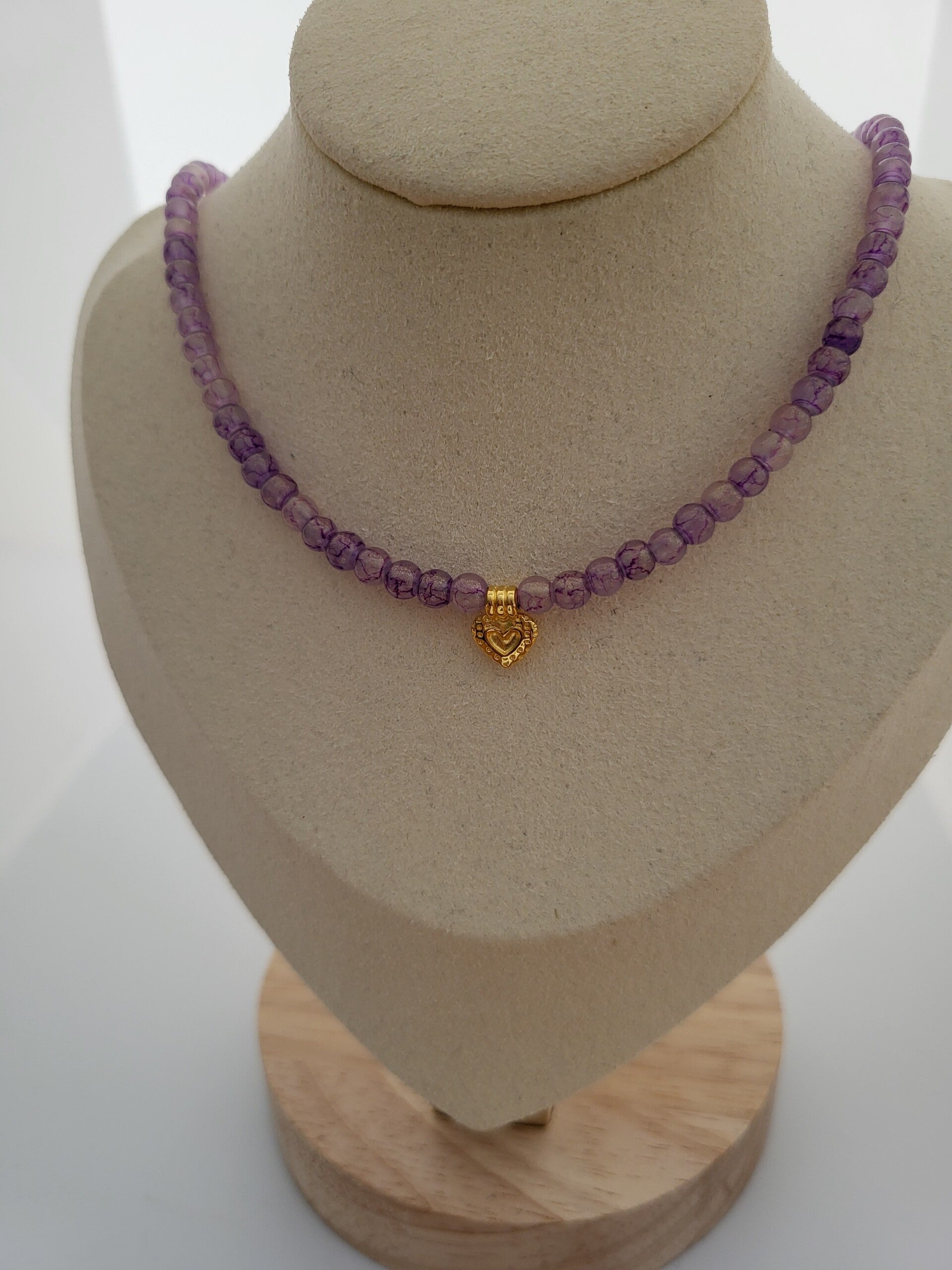 Ketting 40 cm kraal 4mm