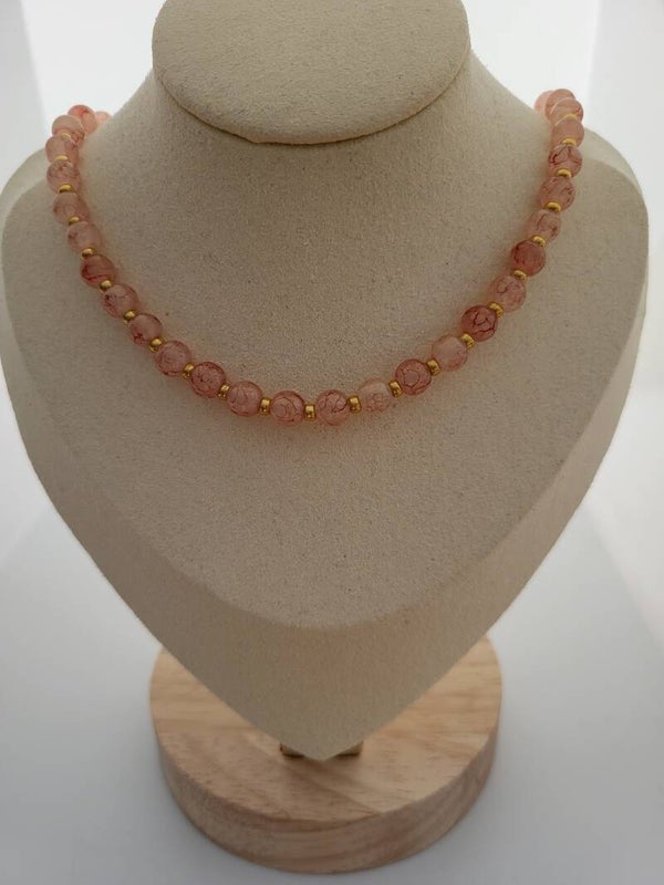 Ketting 40 cm kraal 4mm
