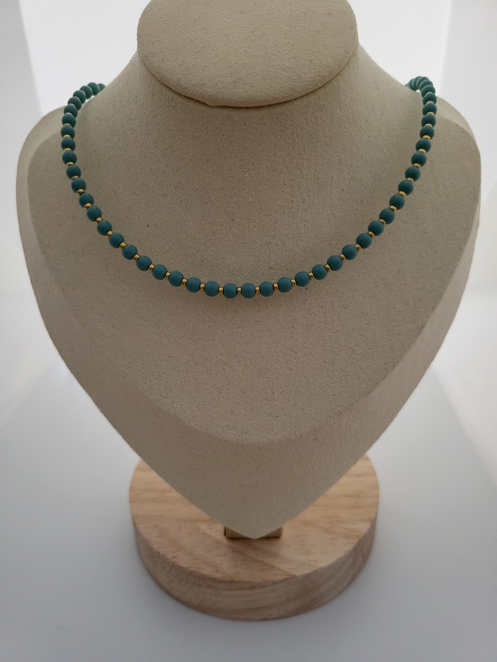 Ketting 40 cm kraal 4mm