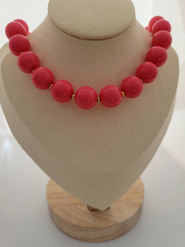 Ketting 40 cm kraal 14mm