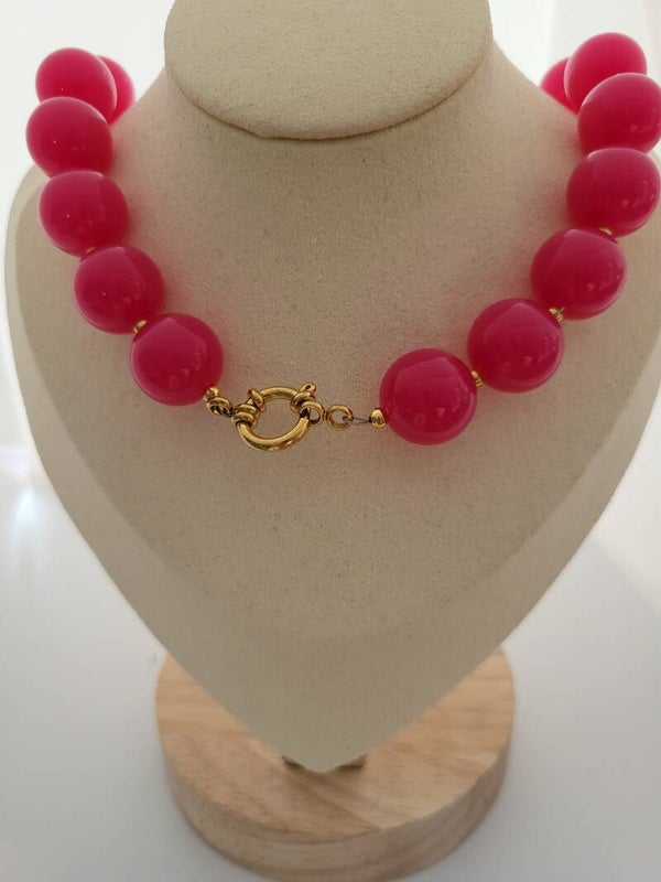 Ketting 40 cm kraal 16mm