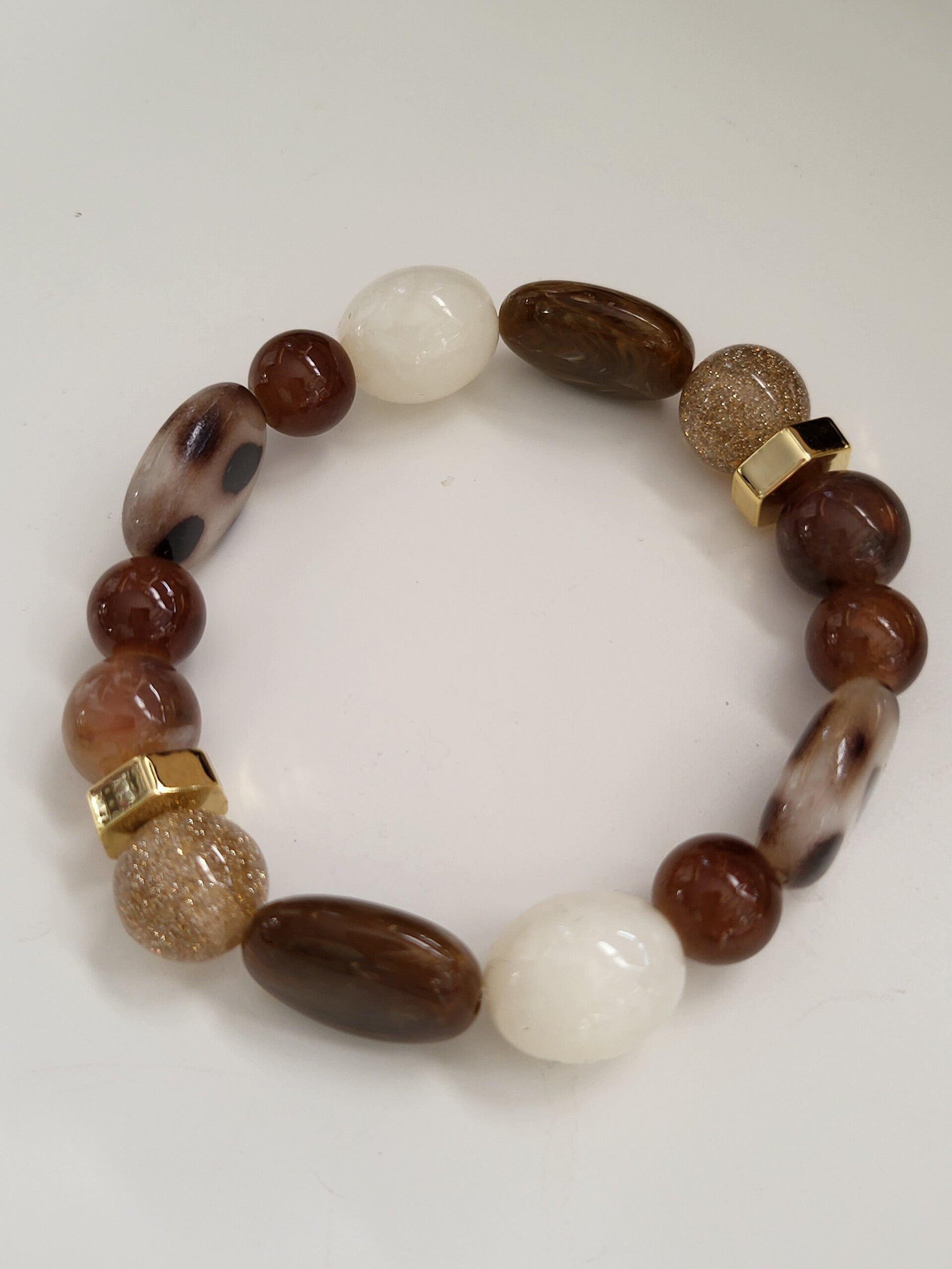 Armband acryl panter