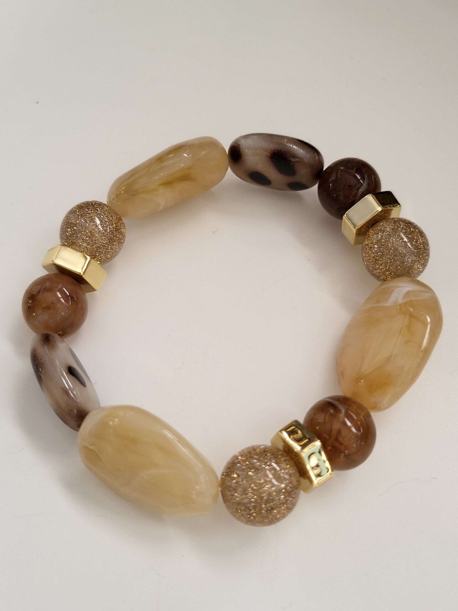 Armband acryl panter