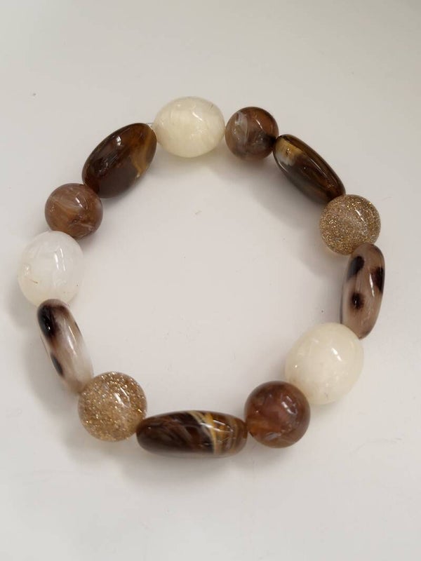 Armband acryl panter