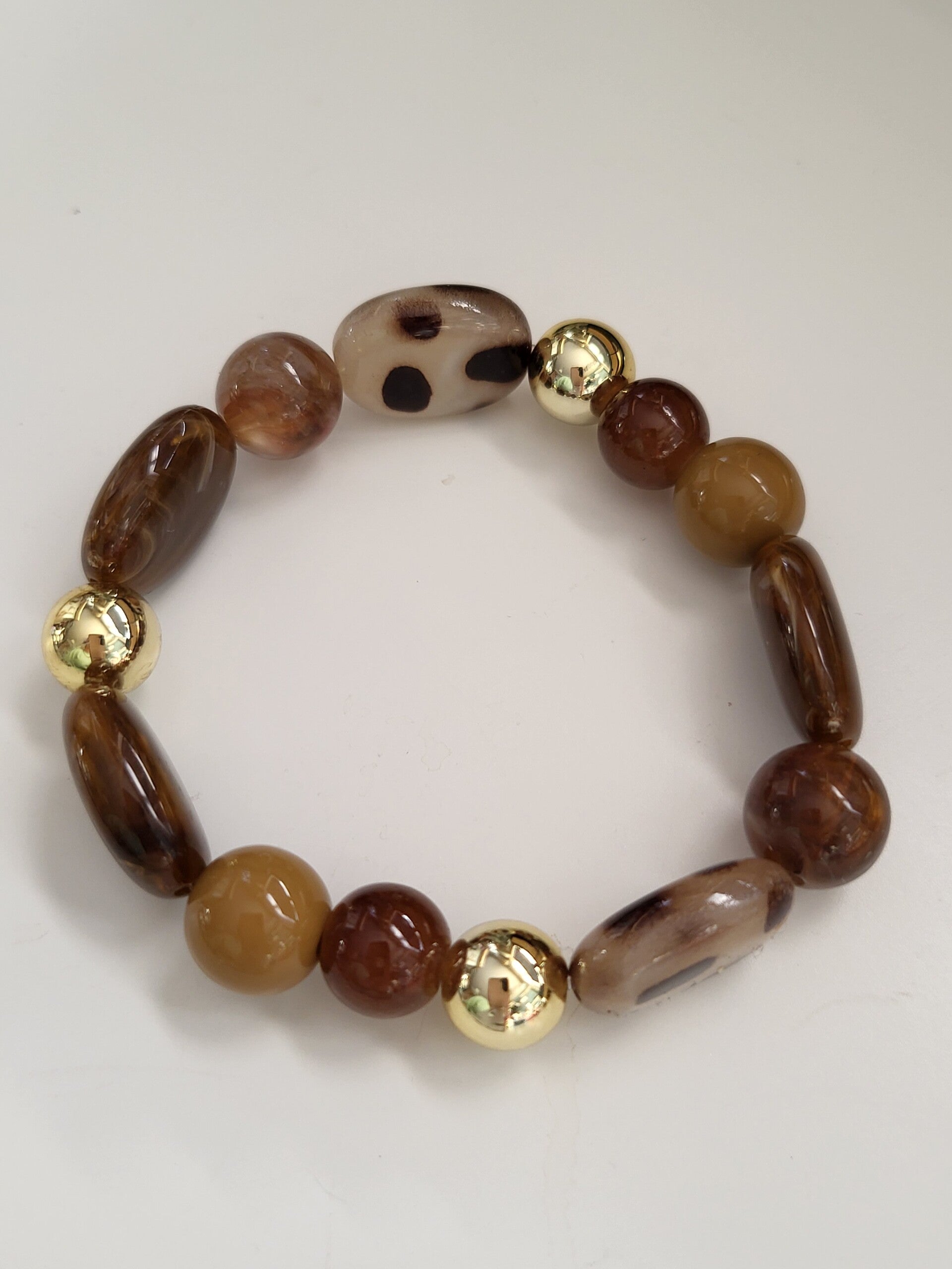 Armband acryl panter