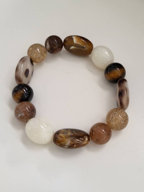 Armband acryl panter