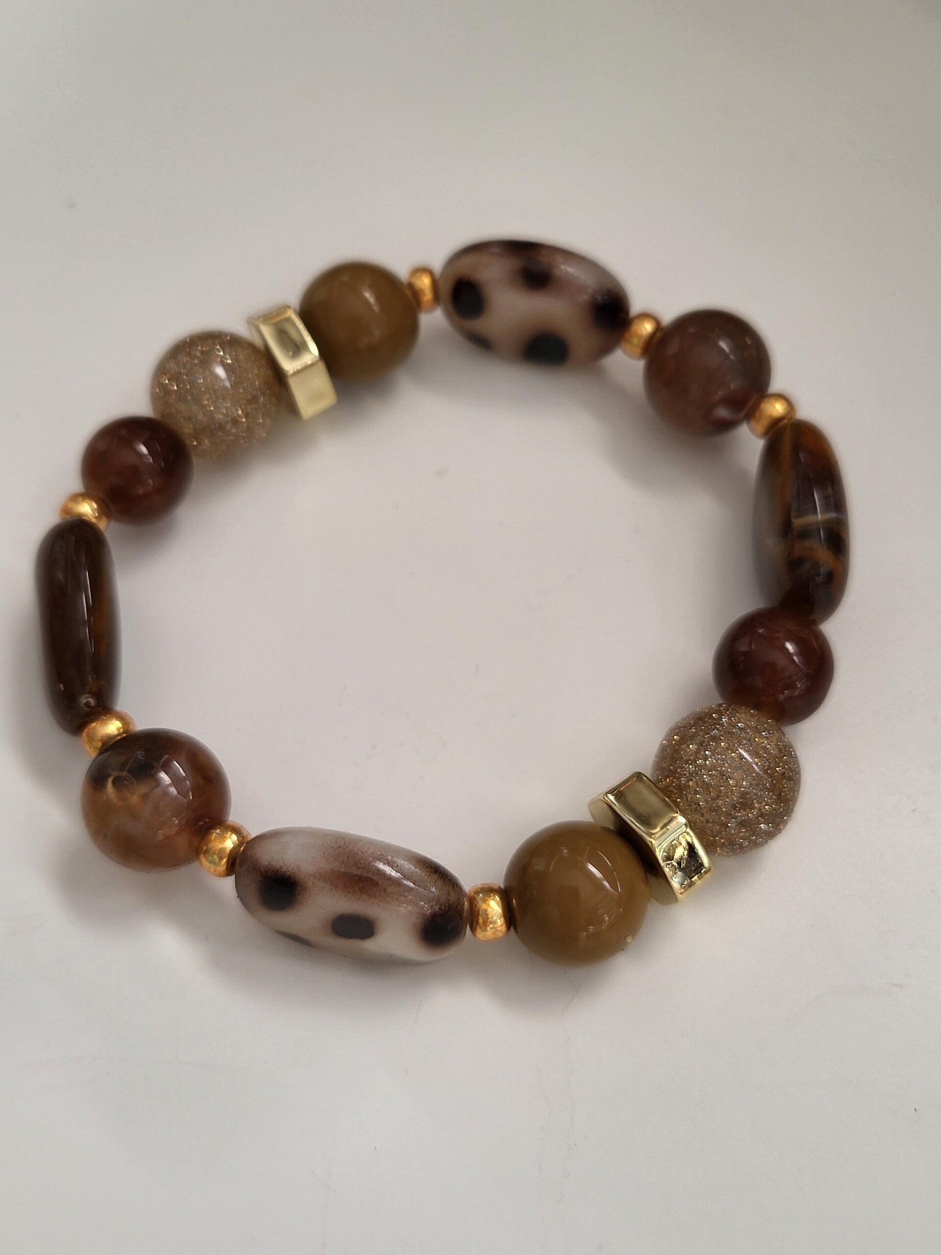 Armband acryl panter