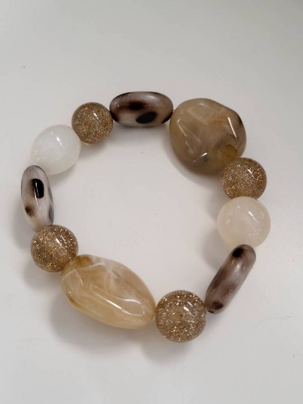 Armband acryl panter