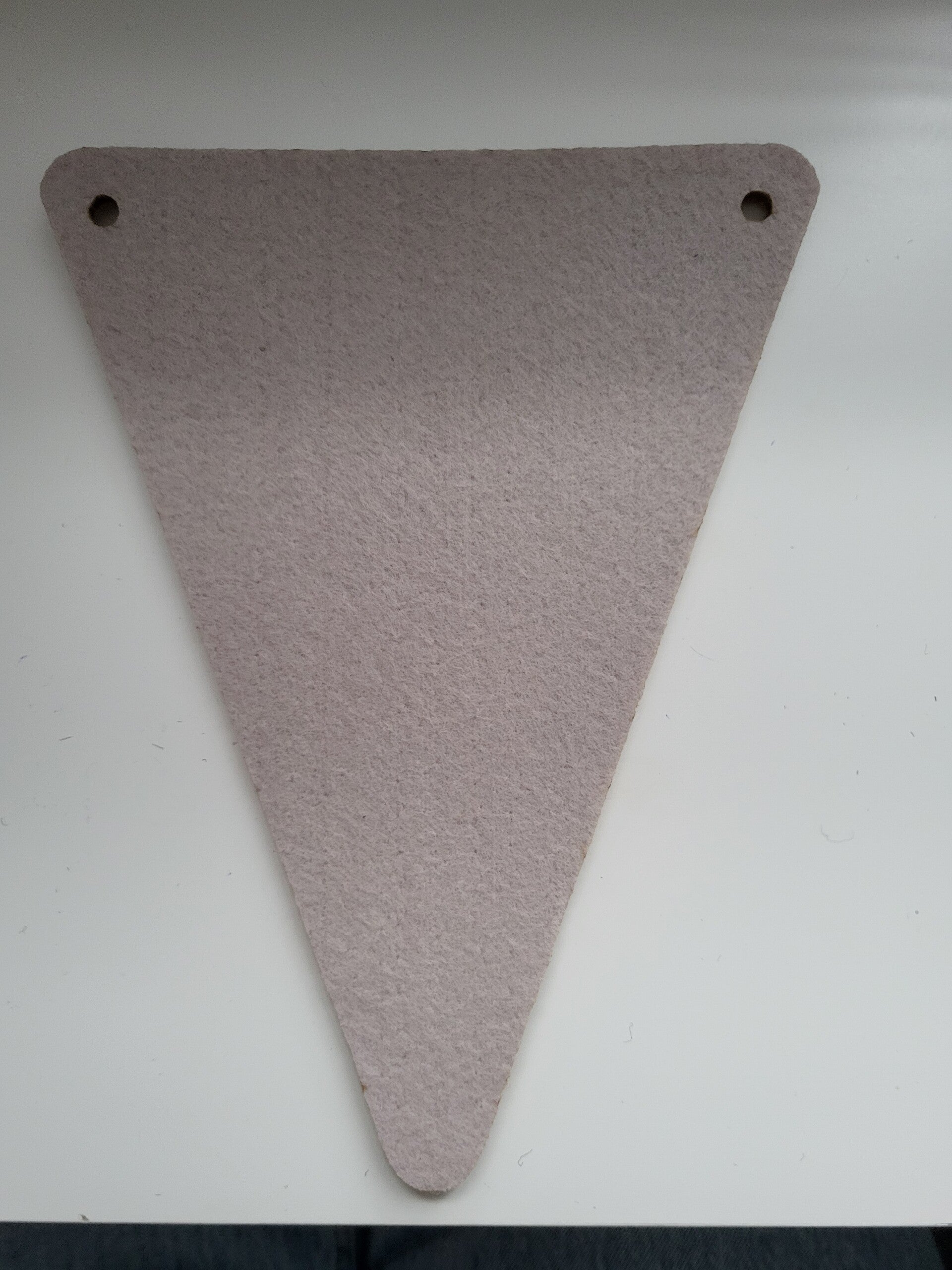 Vlag beige inclusief letter