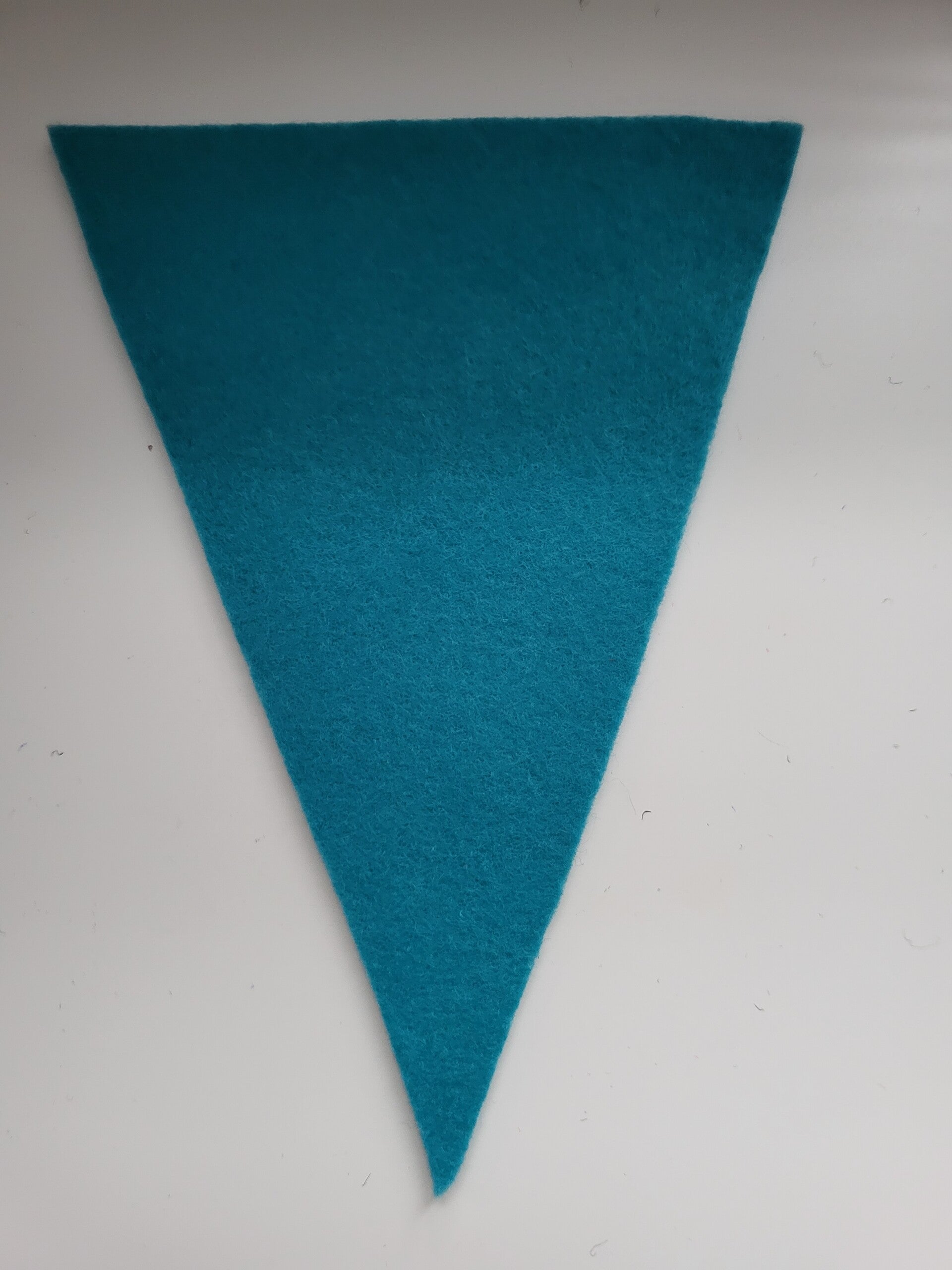Vlag turquoise inclusief letter
