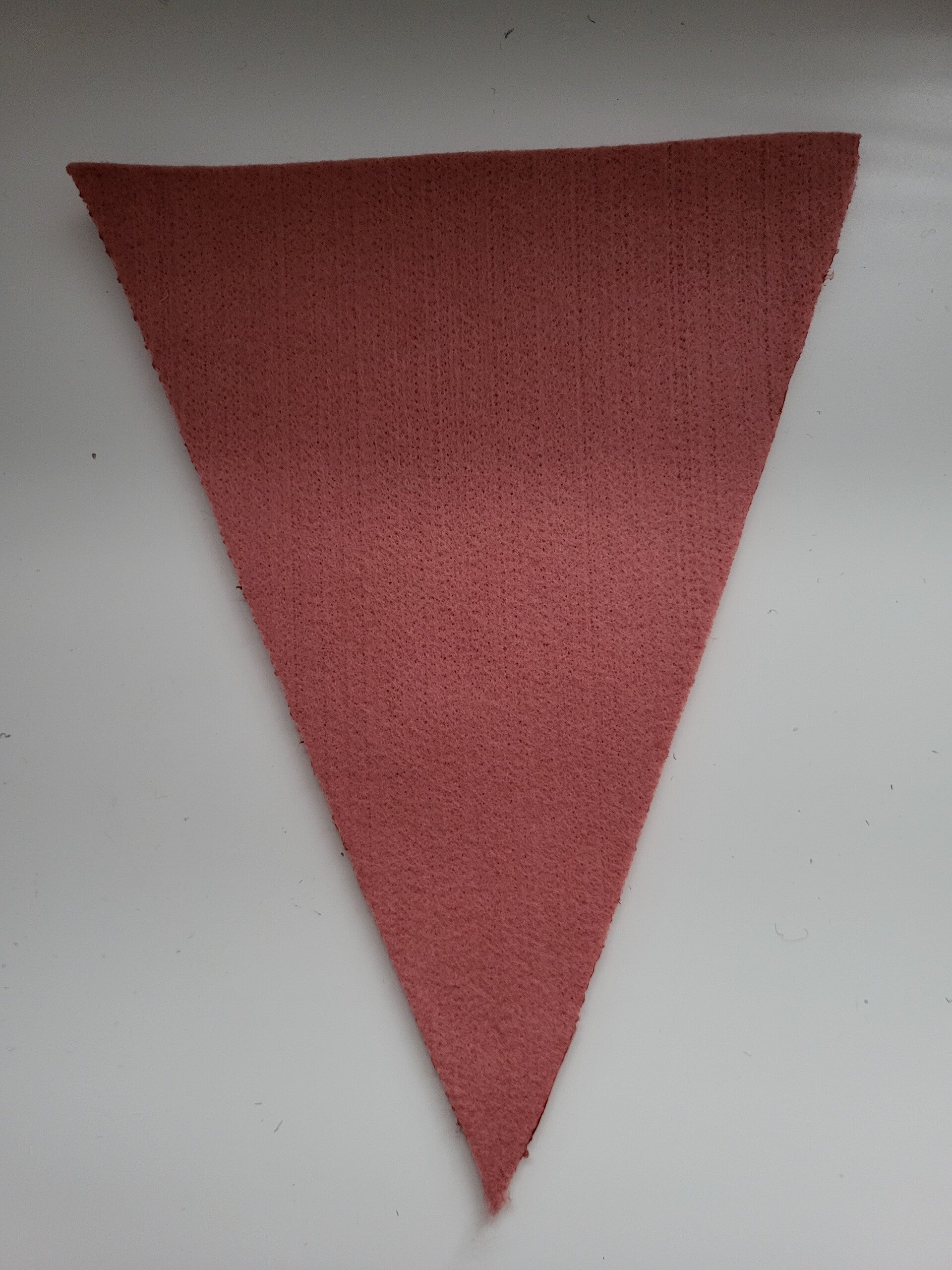 Vlag oudroze inclusief letter