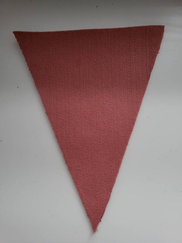 Vlag oudroze inclusief letter