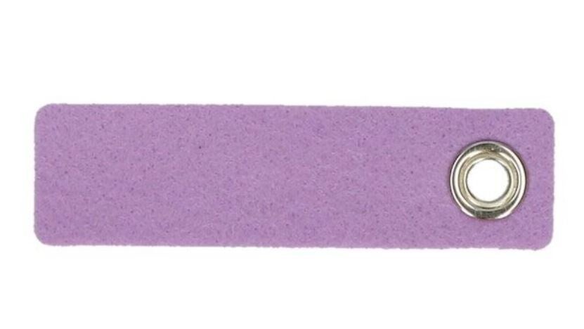 Vilten sleutelhanger lila