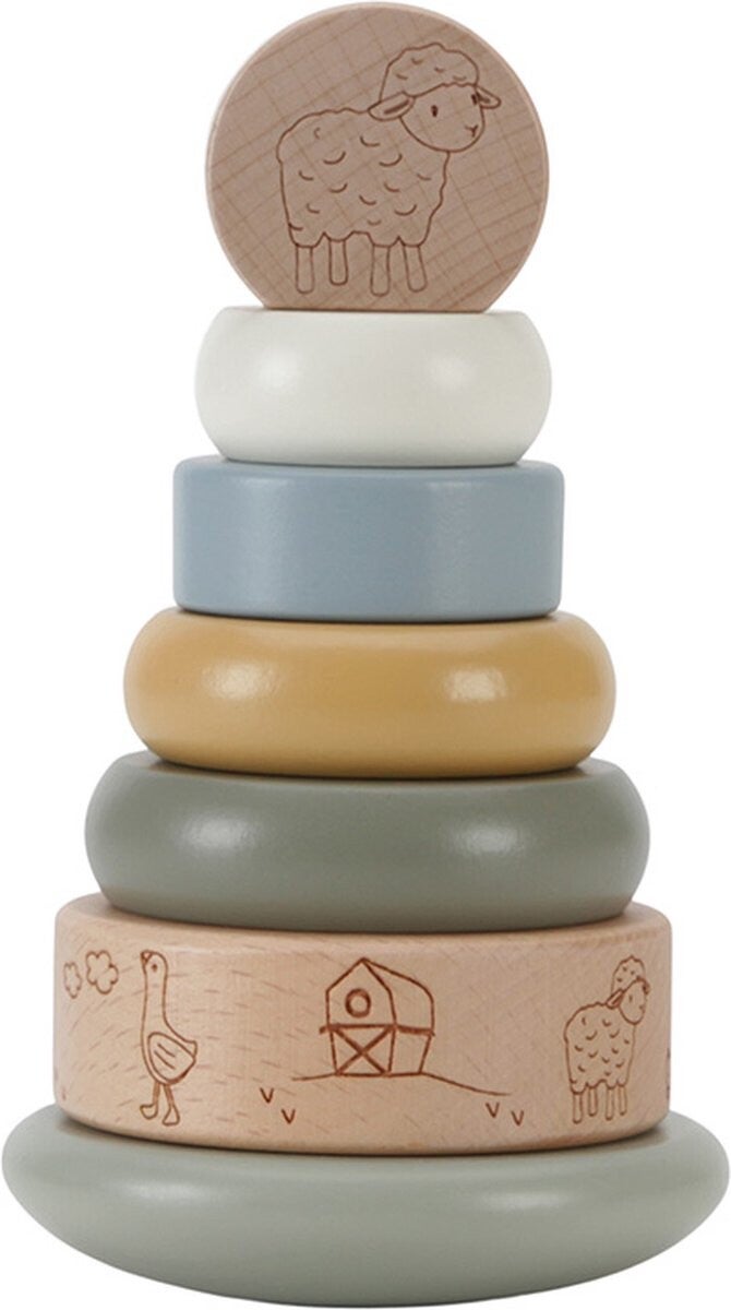 Tuimeltoren groen inclusief geboortegegevens