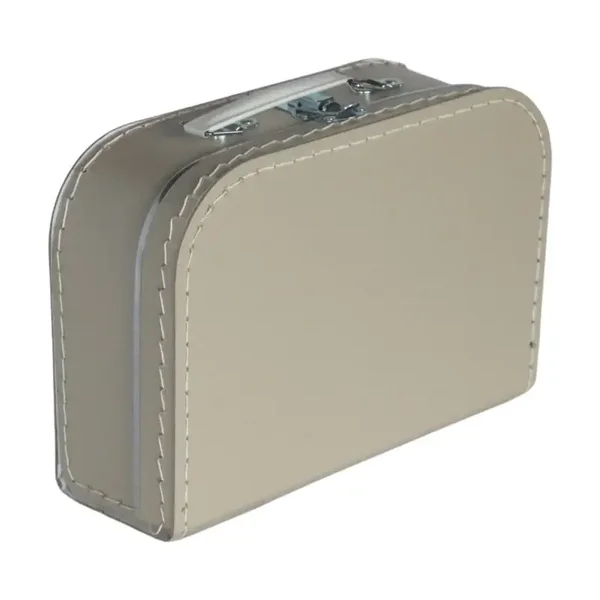 Koffer 25 cm beige inclusief bedrukking