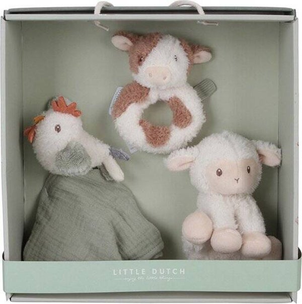 Giftset Little farm Inclusief naam op doekje