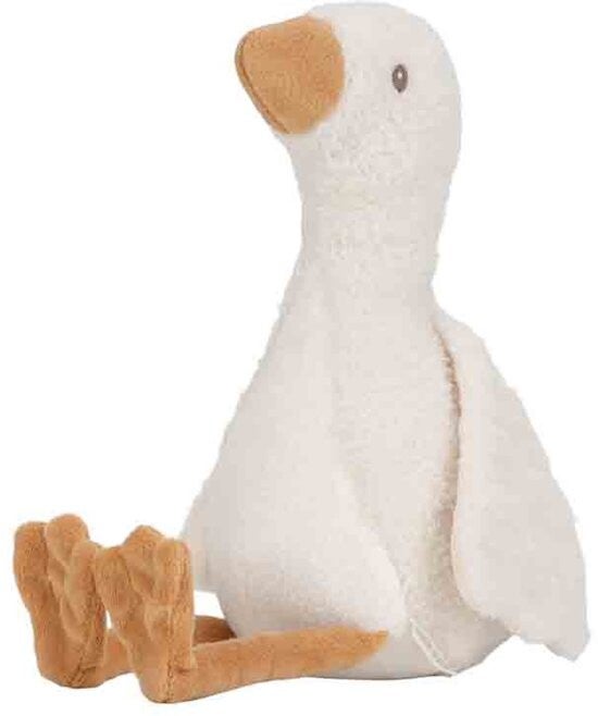 Little Dutch Newborn Naturals Knuffel Little Goose 25 cm inclusief naam
