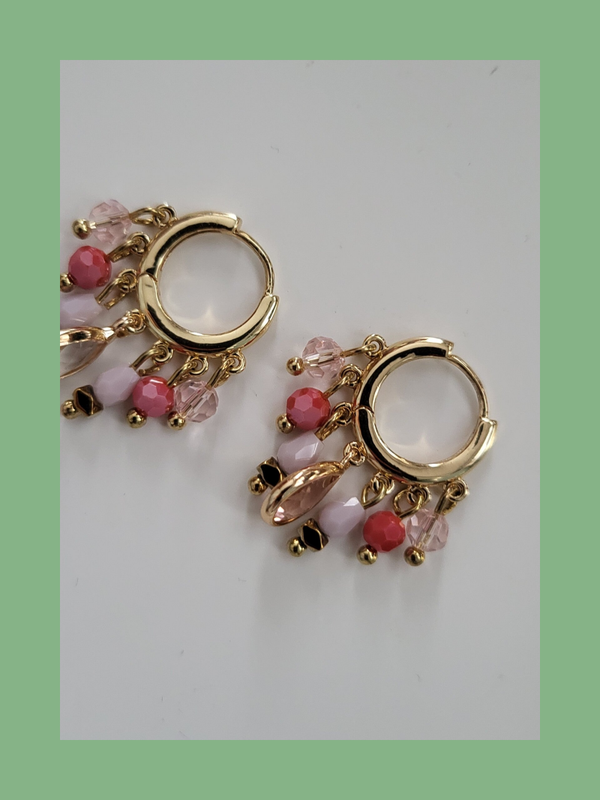 Goud rvs met bedeltjes