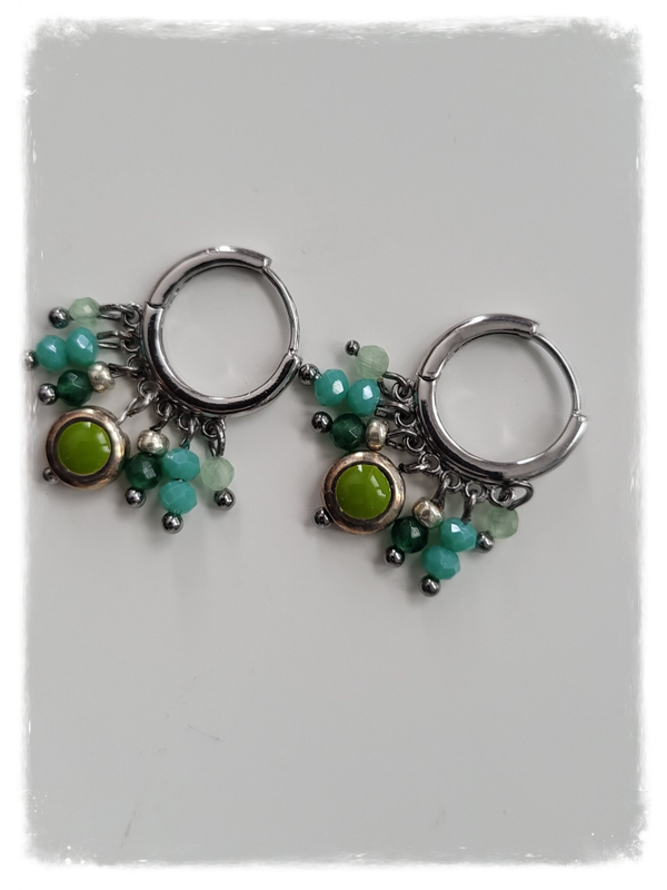 Zilver rvs met bedeltjes