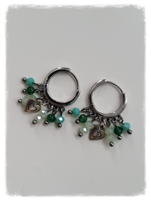 Zilver rvs met bedeltjes