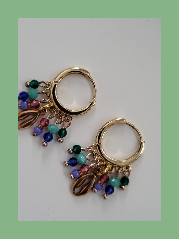 Goud rvs met bedeltjes