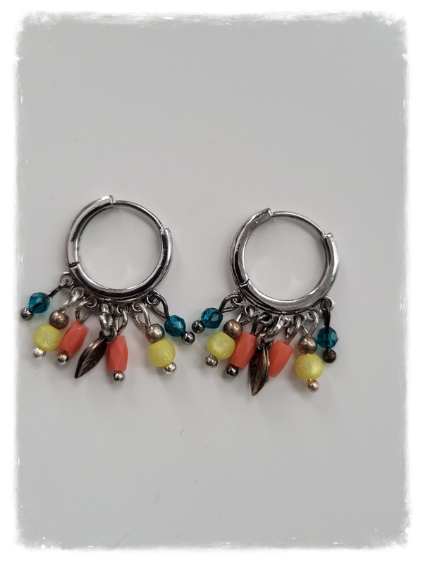 Zilver rvs met bedeltjes