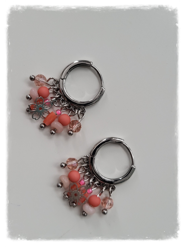 Zilver rvs met bedeltjes