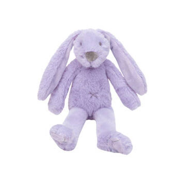 Tiny Lilac Recycled Rabbit Richie inclusief naam/geboortedatum