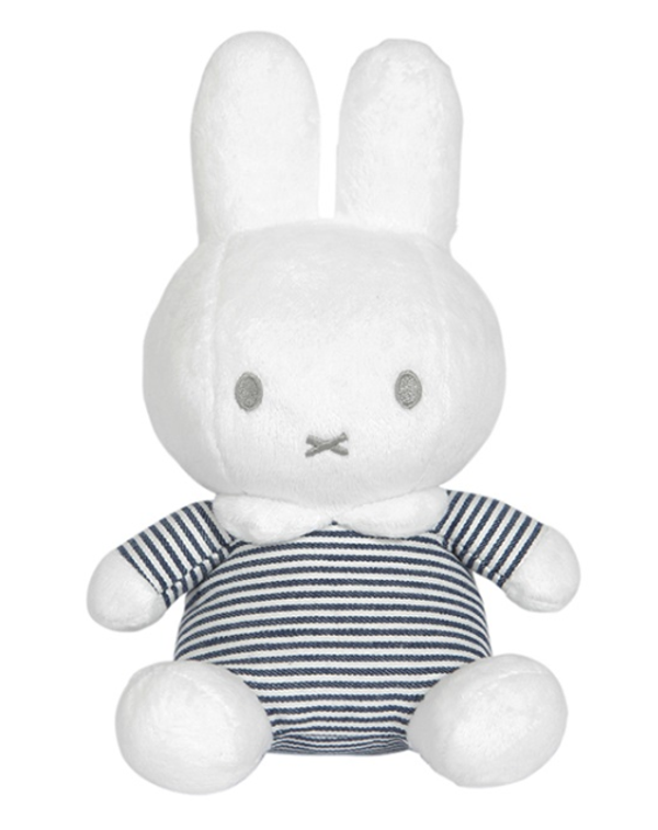 Nijntje knuffel gestreept 22 cm met naam/geboortedatum