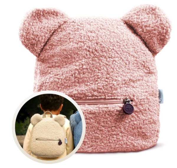 Funnies Rugzak Teddy met Oortjes Roze