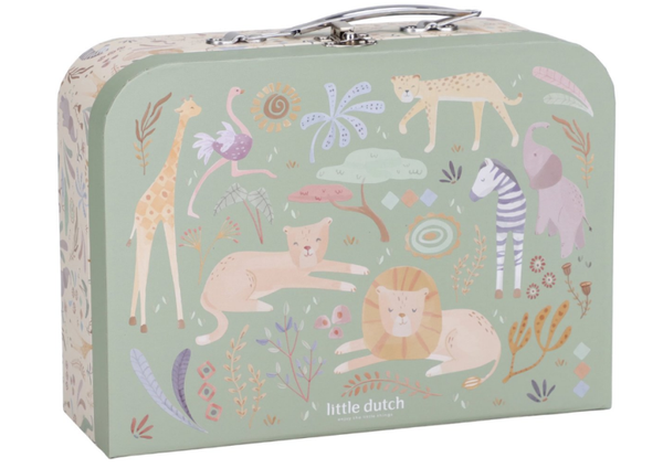 Koffer Safari groot 25 cm inclusief naam