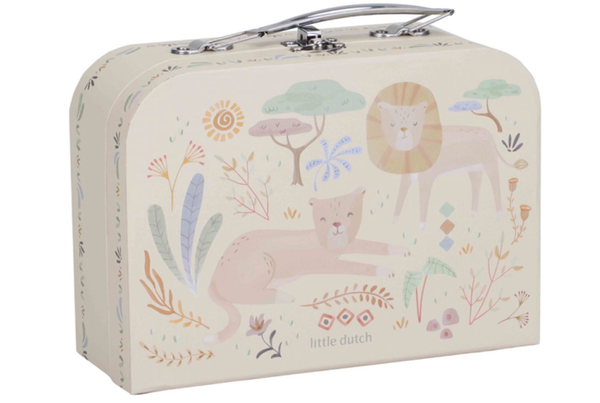 Koffer Safari klein 20 cm met naam