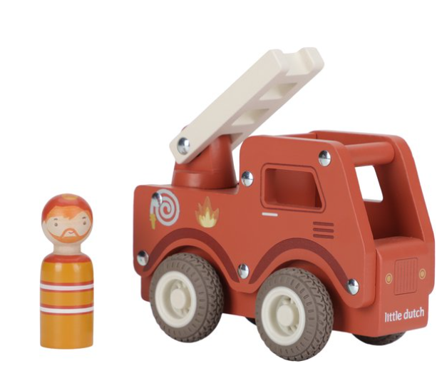 Little Dutch Brandweerwagen inclusief naam