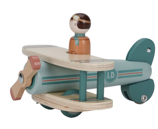 Little Dutch - Vliegtuig inclusief naam