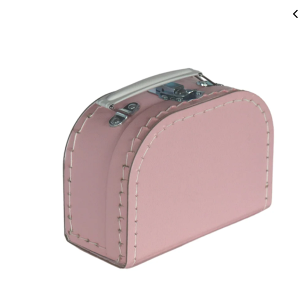 Koffertje 20 cm inclusief naam/geboortedatum