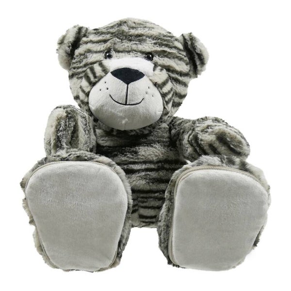 Tijger 40 cm met naam/geboortedatum op zooltjes