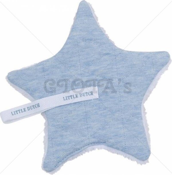 Speendoekje ster blauw