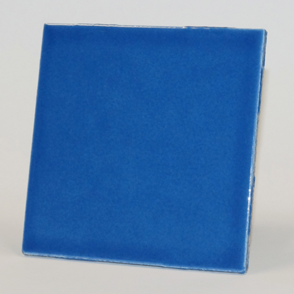 Tegeltje eigen tekst  blauw 10x10cm (3mm dik)