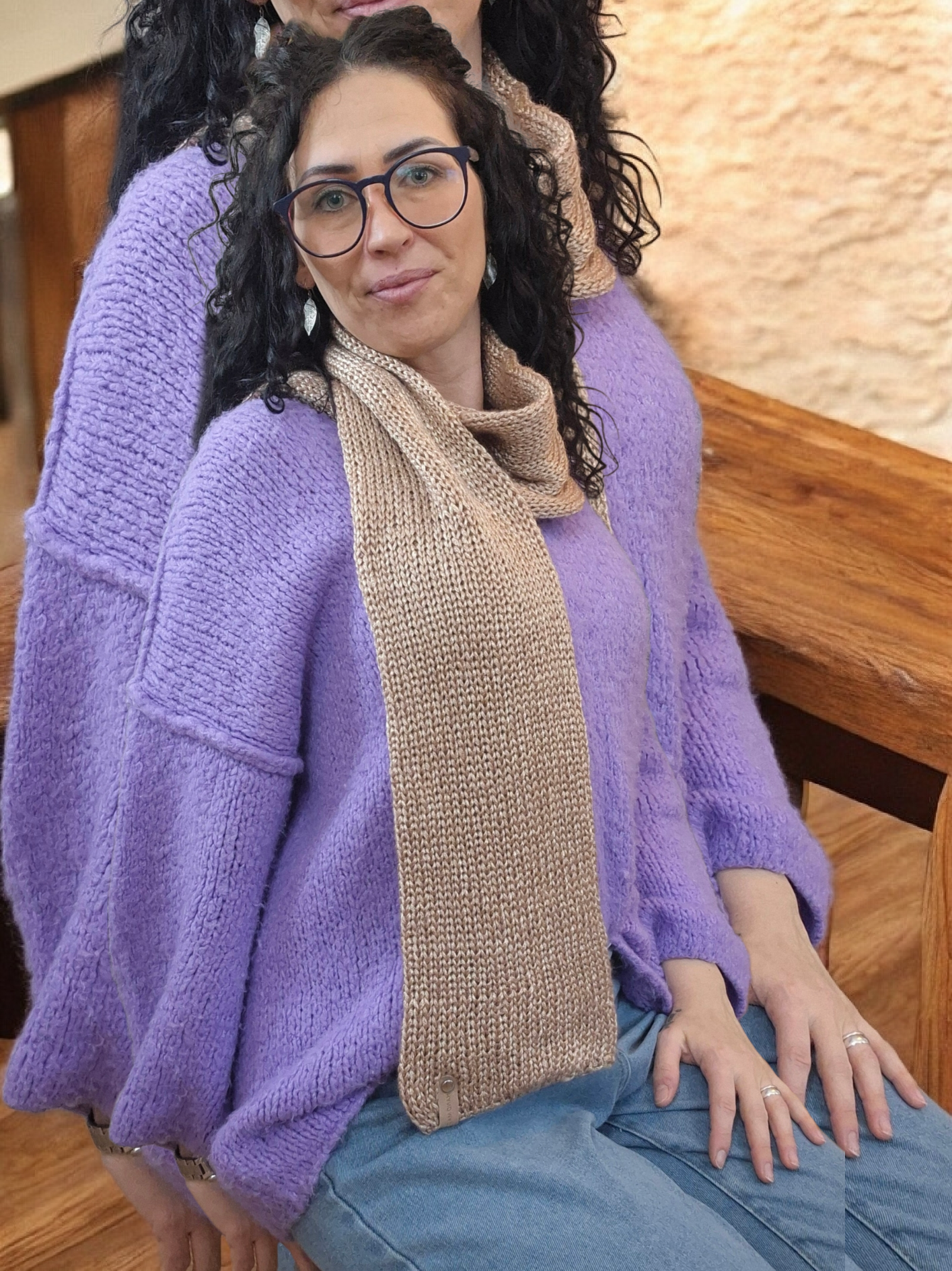 Gestrickter Schal – cozy warm und zeitlos