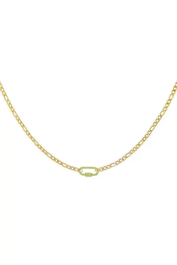 gouden ketting groen