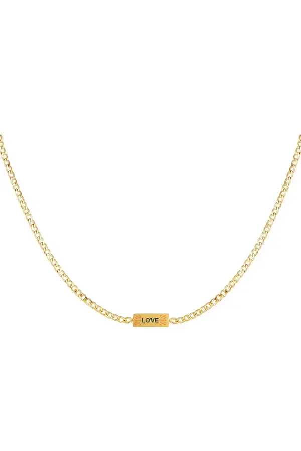 love ketting goud
