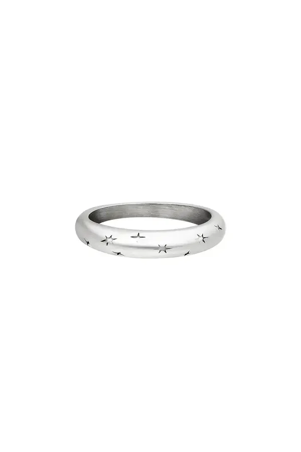 zilvere sterren ring