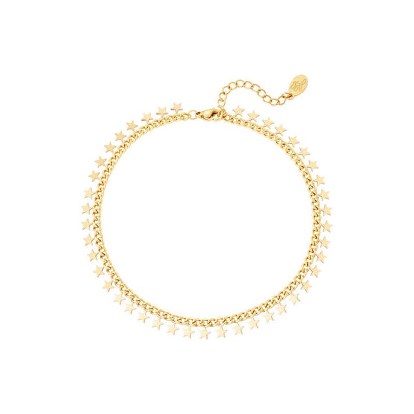 gouden sterren armband