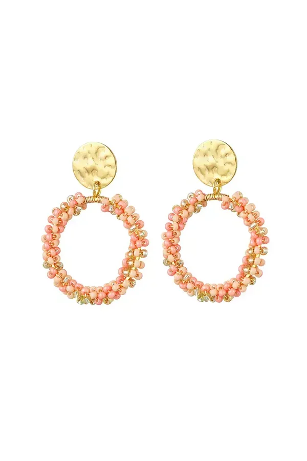 Isabel oorbellen oranje