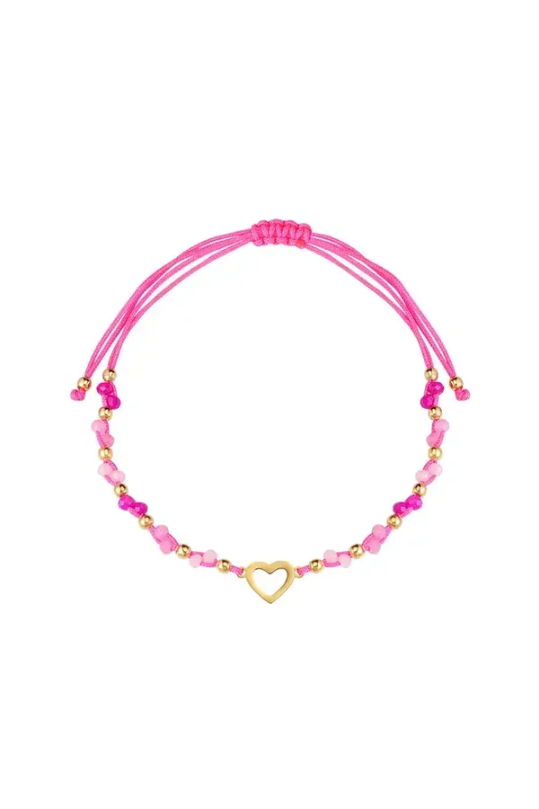 Faye Armband hot pink