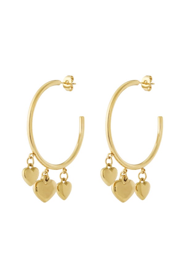 Quinty Oorbellen Goud