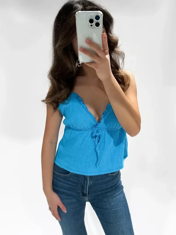Evy Top Blue