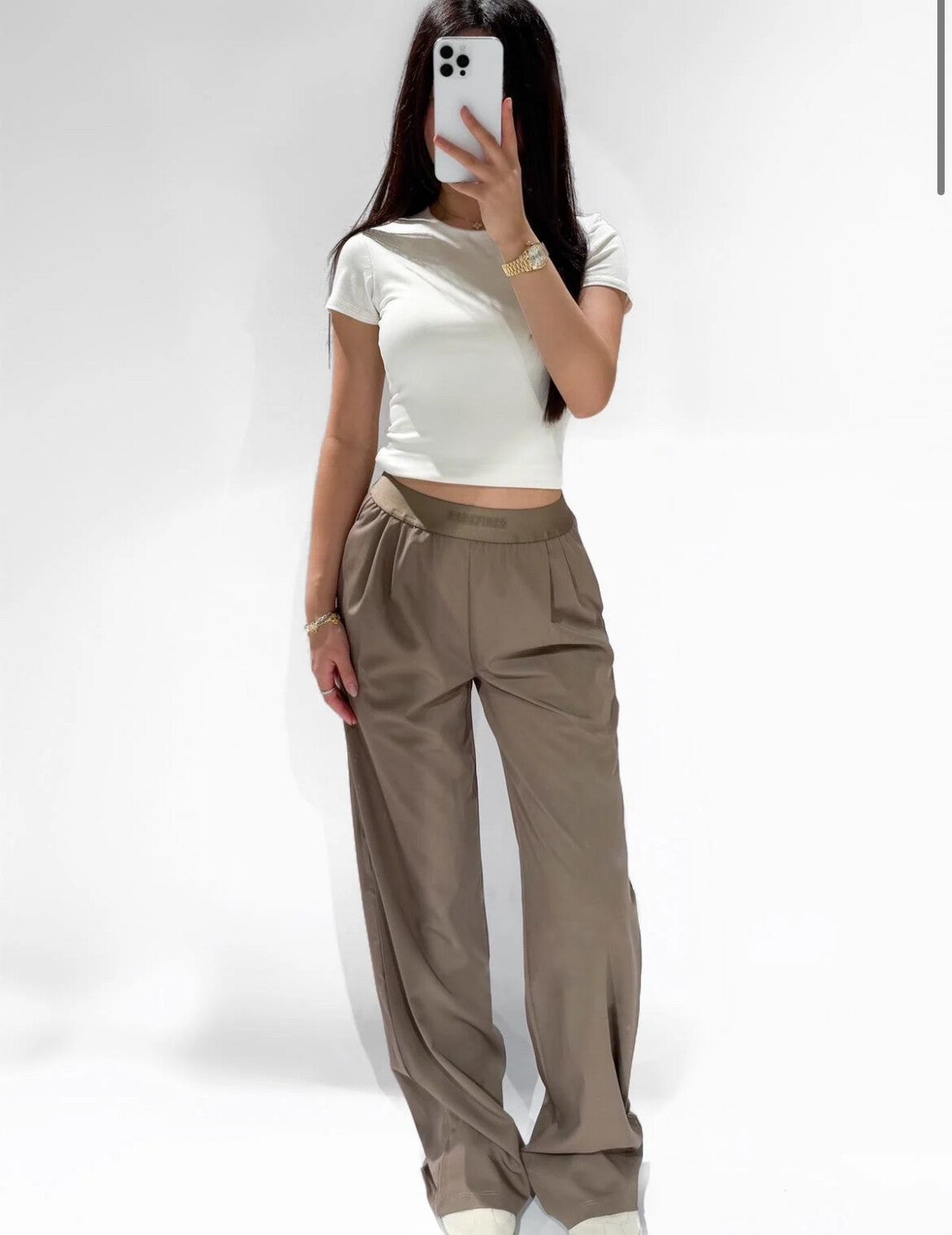 Cici Pantalon Taupe
