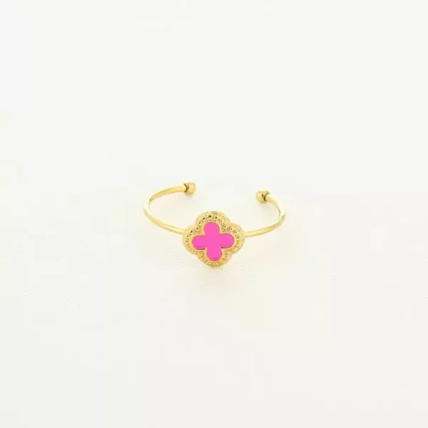 Klaver Ring Pink
